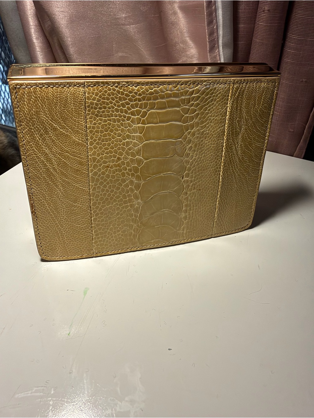 Dolce and Gabbana Ostrich Leather Mini
